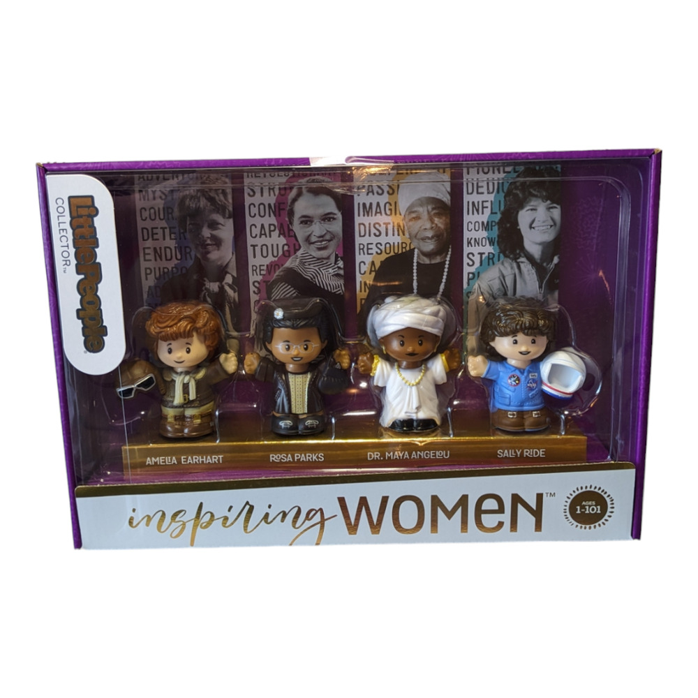 Fisher-Price Little People Inspiring Women Collector Set New Emilia, Rosa, Maya
